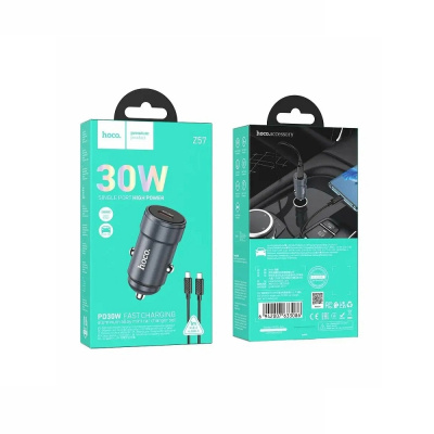 Автомобильное зарядное устройство Hoco Z57 30W